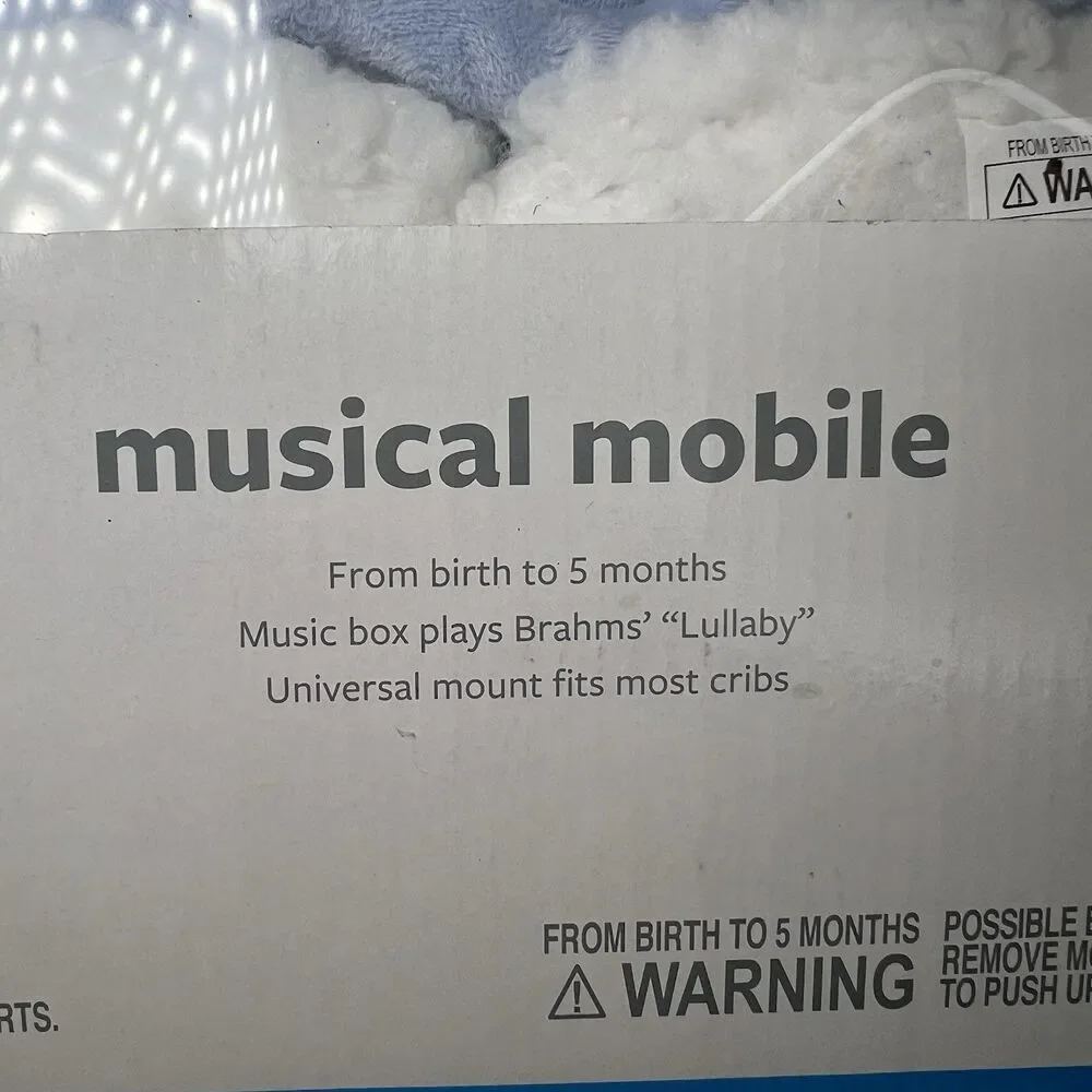 Carter's Modern Forest Pals Musical Mobile - Elephant & Cloud Birth - 5 Months